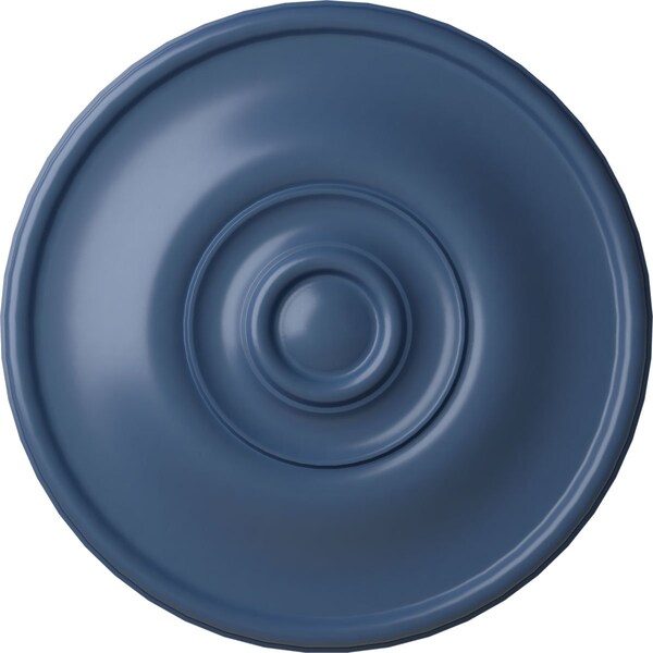 Ekena Millwork Jefferson Ceiling Medallion (Fits Canopies up to 2 7/8"), Hand-Painted Americana, 11 3/4"OD x 3/8"P CM12JEAMF - main